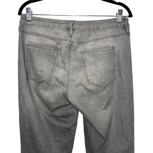 Athleta Sculptek Washed Gray Skinny Jeans Size 4 - Picture 8 of 14
